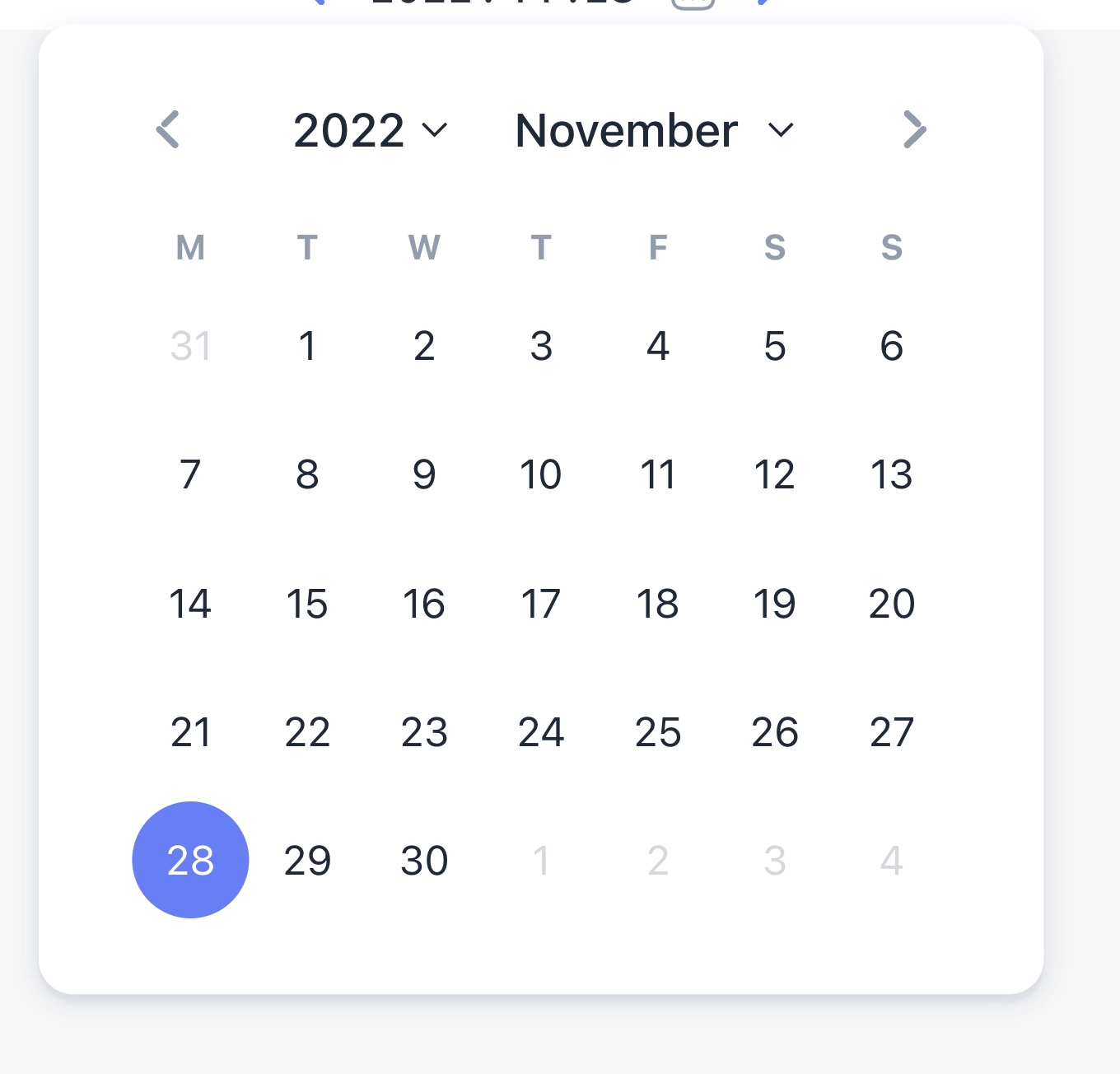 Datepicker