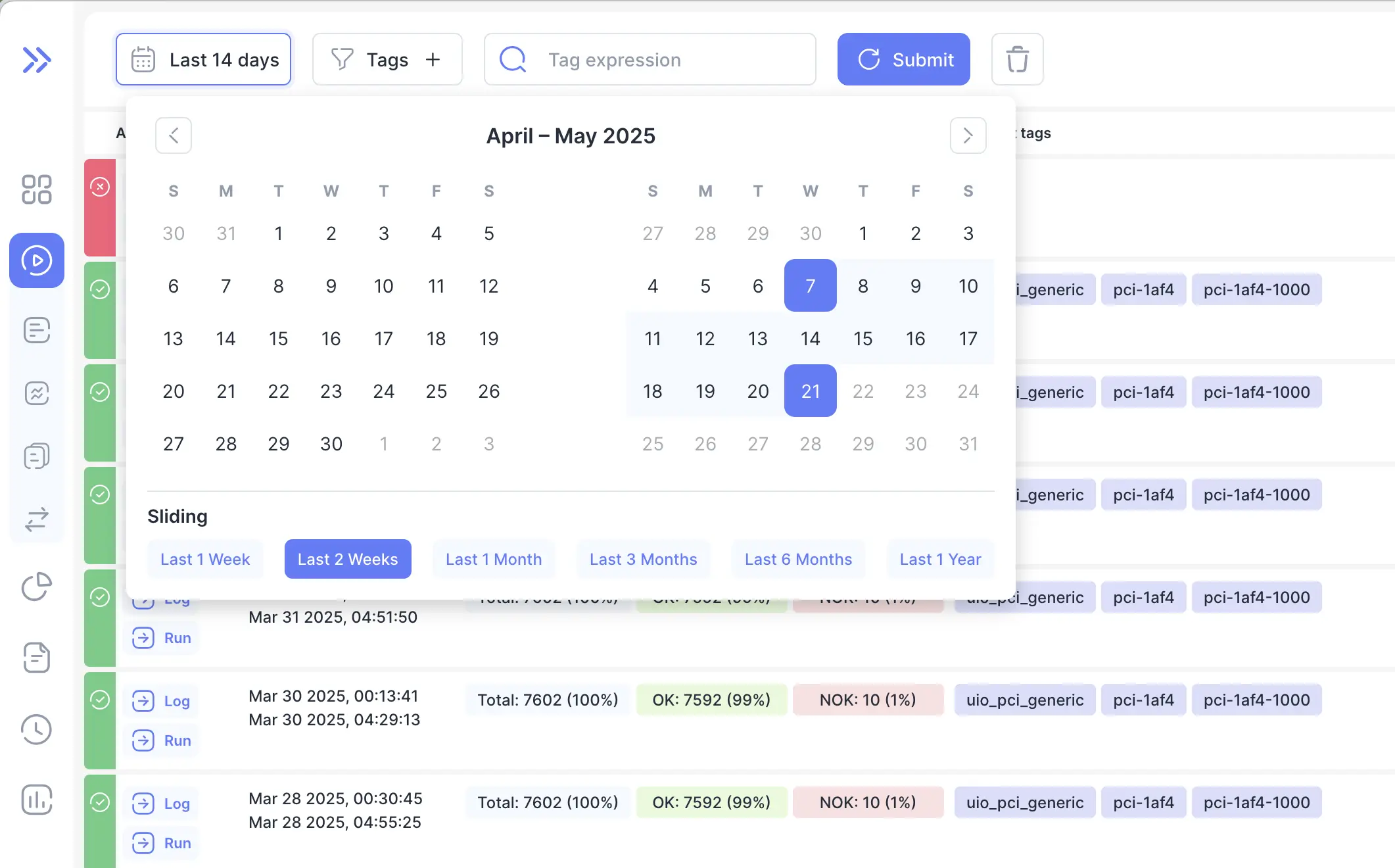 Date Range Picker